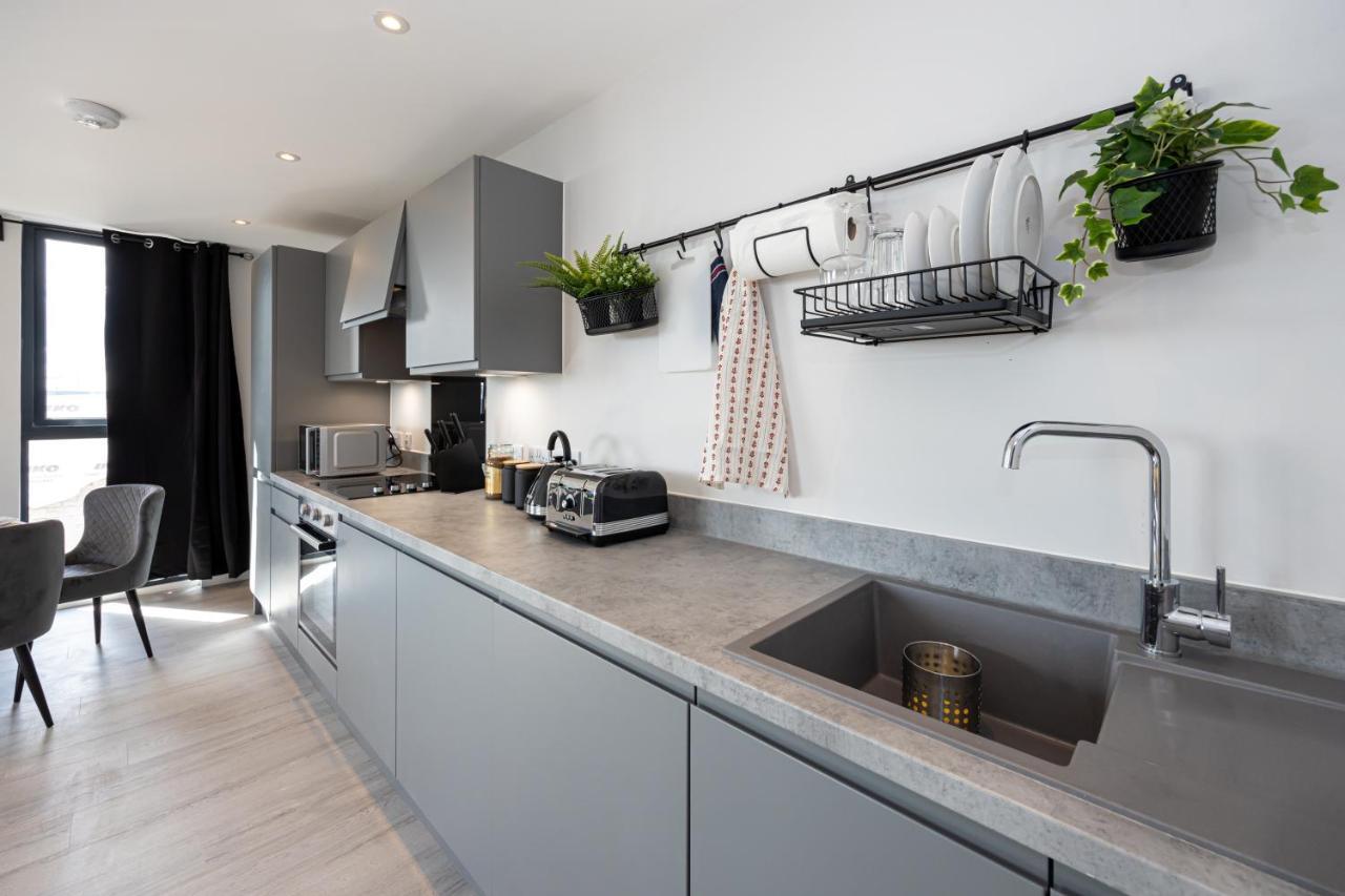Contemporary 3 Bedrooms Apartment Manchester City Kültér fotó